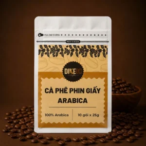Cà phê phin giấy Arabica Dikedo - 10 phin giấy x 25g